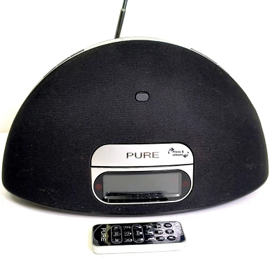 Pure Contour 100Di DAB FM Stereo Digital Radio i-Pod Docking 20W Power & Remote - Image 1 of 4