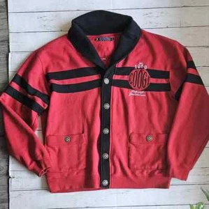 Red Coogi Cardigan Sz 2XL - Picture 1 of 6