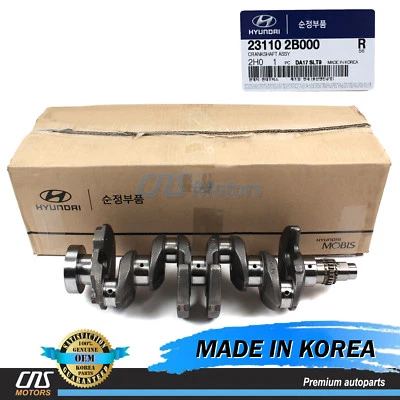 ⭐GENUINE⭐ Engine Crankshaft for 2010 2011 Kia Soul 1.6L OEM 231102B000 Foto 1 de 4