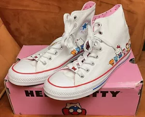 Converse Hello Kitty x Chuck Taylor All Star Canvas Hi White 162944C - Picture 1 of 12