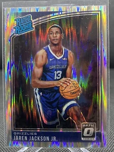 2018-19 Jaren Jackson Jr. #188 Donruss Optic Rated Rookie Shock Prizm RC - Bild 1 von 2