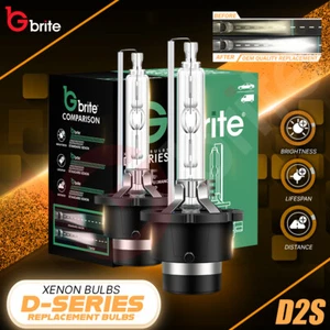 2x D2S Xenon HID Headlight Replacement Bulbs Pair 35W 4300K 43K OEM Factory Fit - Picture 1 of 8