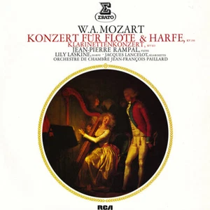 MOZART Clarinet Concerto K.622, Flute & Harp Con LANCELOT RAMPAL LASKINE Erato - Picture 1 of 3