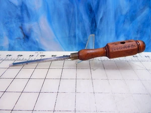 Vintage W.F.BARTLETT T.WHITE Skew carving Chisel 1/4" cut cast Steel - Picture 1 of 15