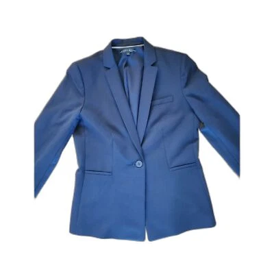 Blazer Antonio Melani Azul Marino Un Botón 6 Usado en Excelente Condición Foto 1 de 4