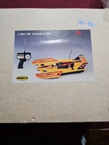 Remco Thunderhawk Remote Control Boat Remote Antenna NOT Tested Parts Only Boxed - Picture 1 of 24