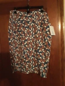LuLaRoe Women’s Floral Pencil Skirt Stretch Multi Color Size XL Cassie - Picture 1 of 5