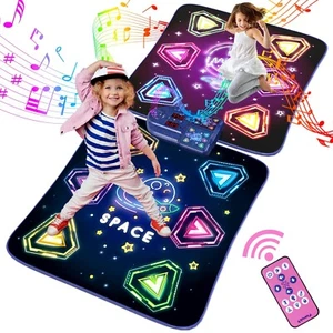 Dance Mat Toys for 3-12 Year Old Girls Boy, 2 Players Dance Mat with Light-up... - Picture 1 of 6