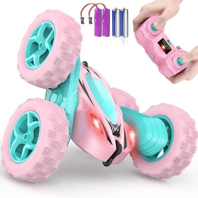 RC Stunt Cars Double Sided 360° Flip Rotating 4WD Race Car Remote Control Toy - Image 1 of 4