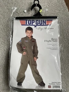 Top Gun Flight Suit Costume - Size XS - Brand New in Original Packaging - Picture 1 of 8