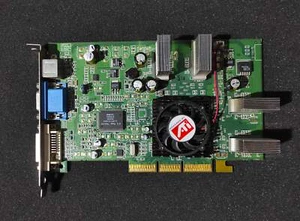 Sapphire ATI Radeon 8500 LE AGP 128MB DDR VGA DVI Retro Graphics Card 1024-9149- - Picture 1 of 6