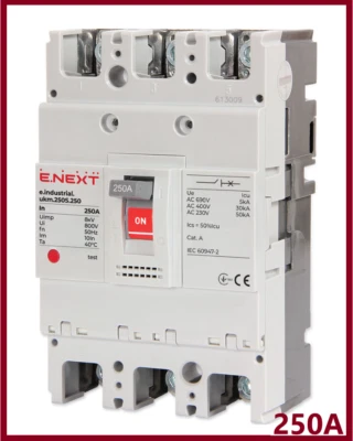 E.NEXT Leistungsschalter MCCB Leitungsschutzschalter AC 250A 3-Polig A Leistungsschütz