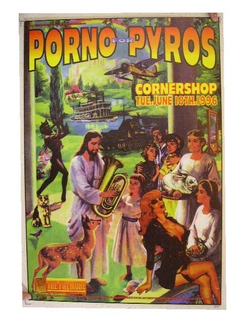 Porno For Pyros Fillmore Poster Janes Addiction Janes's - Image 1 of 1