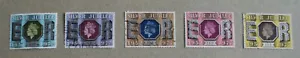 Complete GB used stamp set: 1977 QEII Sliver Jubilee - Picture 1 of 1