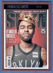 2021-22 NBA Hoops D'Angelo Russell Slam #221 Nets SP - Picture 1 of 2