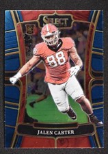 2023 Select Draft Picks Base Concourse Blue #12 Jalen Carter - Georgia Bulldogs