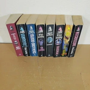 Horror Book Lot Of 8 Brian Lumley Necroscope Vamphyri Deadspawn Paperback 1st - Picture 1 of 8