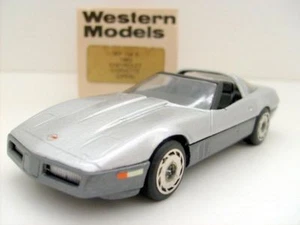 WESTERN MODELS 1/43 WP 108X 1983 CHEVROLET CORVETTE SIL - Picture 1 of 1