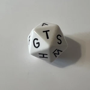 Vintage Scattergories Game by Milton Bradley (1988) - Replacement Die (ONLY) - Picture 1 of 2