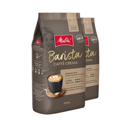 Melitta Barista Classic Crema, Kaffee-Bohnen, für Kaffee-Vollautomaten, im Set - Bild 1 von 4