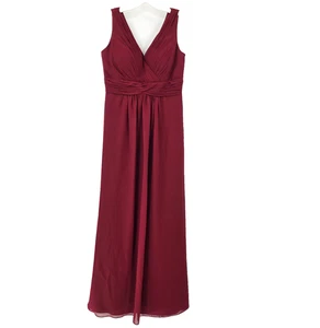 Christina Wu Collection Size 6 Bridesmaid Wedding Dress Color Claret BM40 - Picture 1 of 15