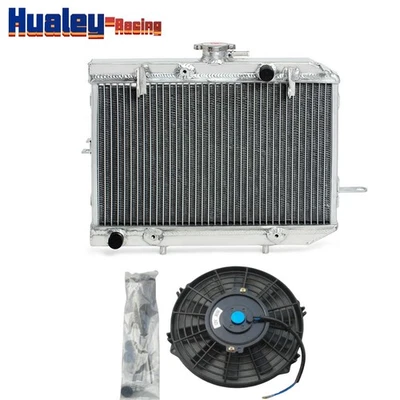 Radiador y ventilador de aluminio para Honda Rincon 650 TRX650F/Rincon 680 TRX680F 2003-2017 Foto 1 de 4