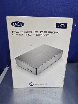 LaCie 5TB, Porsche Design External Desktop Drive, USB-C - Image 1 of 4