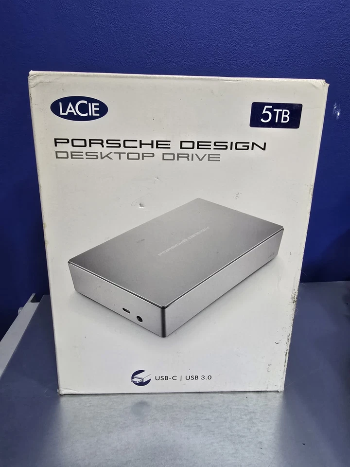 LaCie 5TB, Porsche Design External Desktop Drive, USB-C - Image 1 of 4