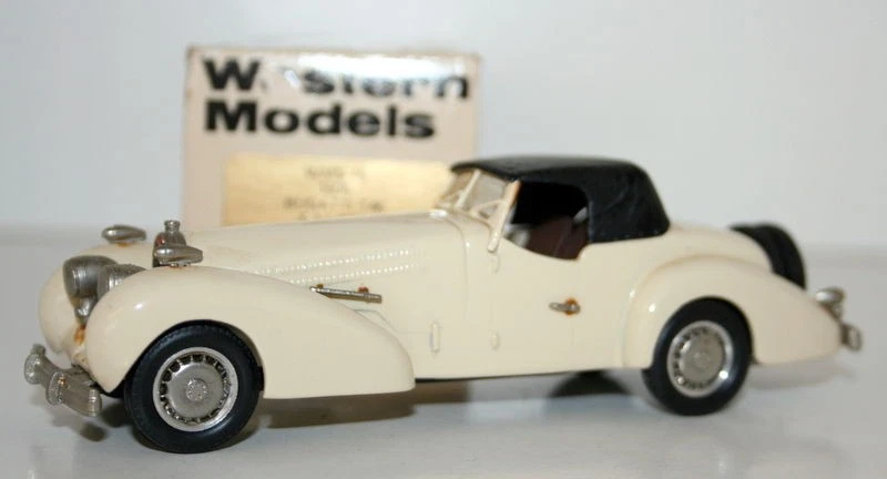 WESTERN MODELS 1/43 WMS16 - 1935 BUGATTI T46 5.3 LITRE ROADSTER - WHITE - Image 1 of 1