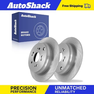 Rear Brake Rotors Pair for 2005-2016 Honda CR-V 2007-2018 Acura RDX 2.4L Foto 1 de 4