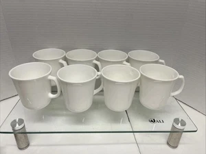 Lote de 8 tazas de café blancas Corningware - Imagen 1 de 9
