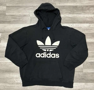 Adidas Trefoil Logo Hoodie Pullover Adult Size Medium - Picture 1 of 8
