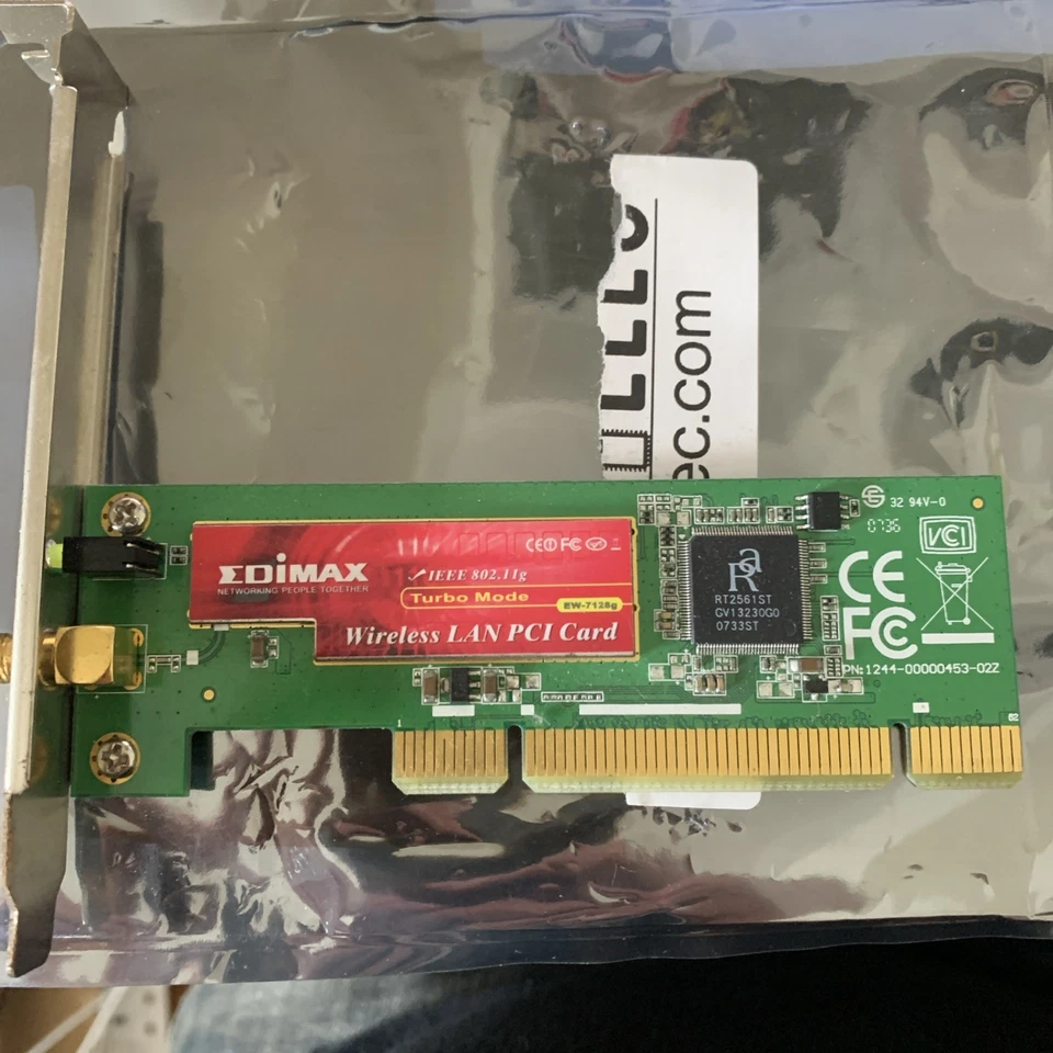 Wireless LAN PCI Card Edimax IEEE 802.11g EW 7128g - Image 1 of 1
