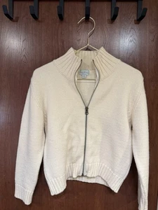 Papo D’anjo Portugal 100% Wool Child Year 8 Kid Zip Up Sweater Jacket Top - Picture 1 of 15