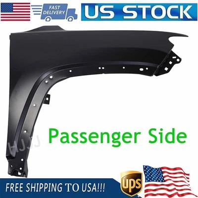 Front Right Side Fender For Jeep Compass 2017-2024 Primed Black # 68430056AA — 第 1/4 张图片