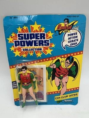 Винтаж 1984 Kenner Super Powers Collection Экшн-фигурка Робина DC Comics Новая запечатанная - Изображение 1 из 4