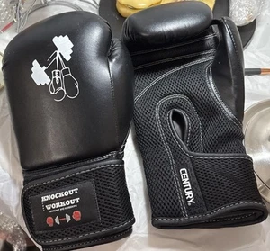 M10- Century YourKnockout Workout Unisex Adult Black Boxing Gloves 14 Oz - Picture 1 of 6