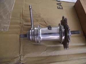 Vintage bicycle New Departure Model D Rear Hub 36h 10t Coaster Brake Skip Tooth - Picture 1 of 10