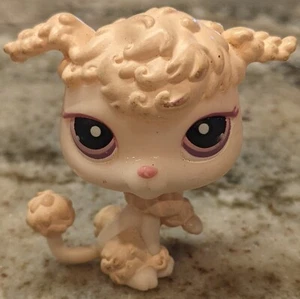 100% AUTHENTIC Littlest Pet Shop LPS #101 White Poodle Dog - Picture 1 of 4