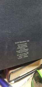 BMW Benetton 186 modellino da collezione modello da collezione 80 43 9 418 130 made in china - Foto 1 di 13