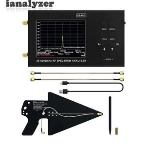 HAMGEEK SSA6G HF Spectrum Analyzer RF Multimeter Spectrum Explorer + Antenne - Bild 1 von 10