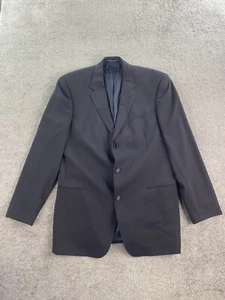 Hugo Boss Suit Jacket 46 L Black Wool Einstein Sigma USA Luxury Designer Sport - Picture 1 of 14