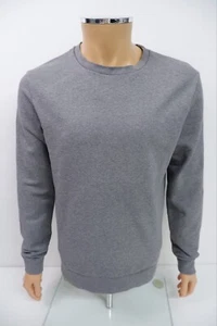 Balenciaga Mens Jumper Crewneck Sweatshirt Size M Medium Grey Logo Print - Picture 1 of 8