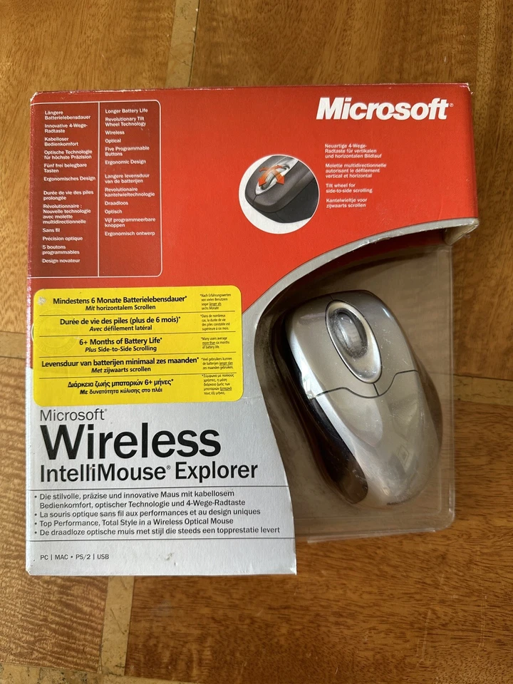 Microsoft Wireless IntelliMouse Explorer Optical Mouse NEW !! - Image 1 of 1