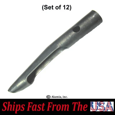 (Set of-12) Core Aerator Tines, 3/4" ID Closed Spoon, Ryan, Bluebird, Billy Goat