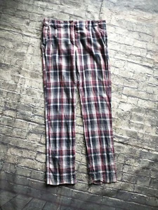 Principe Italian Men's Plaid Pants size 28 - Picture 1 of 9