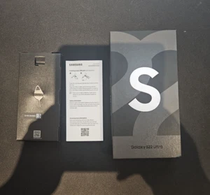 [GRADE A+] - S22 Ultra Phantom Blanc *BOITE SEULE* - Photo 1 sur 3