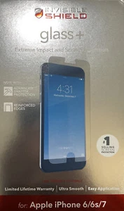 Zagg Invisible Shield Screen Protector For Apple iPhone 6/6S/7 Tempered Glass - Picture 1 of 1