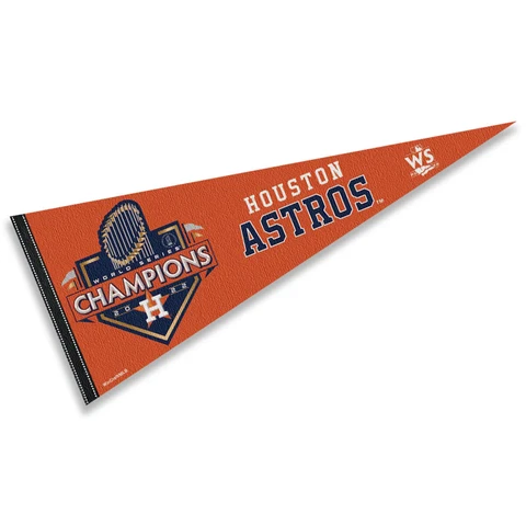 Houston Astros 2022 World Champions Premium Pennant Cover