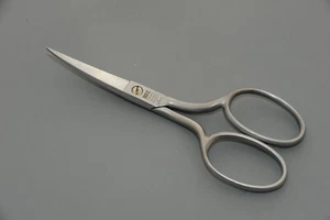 Tijeras profesionales RH para construir moldes de 6" microdentadas acanaladas + hojas curvas - Imagen 1 de 8